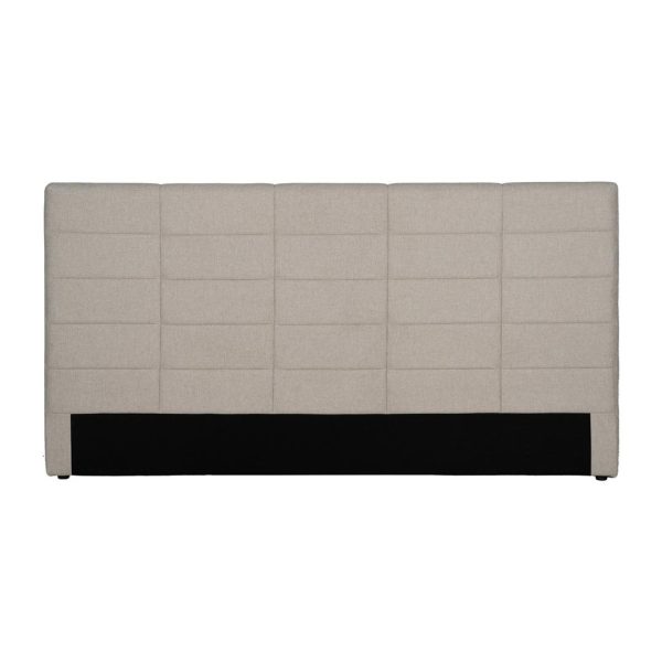 CABECERO BEIGE TEJIDO DORMITORIO 190 X 8 X 100 CM