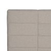 CABECERO BEIGE TEJIDO DORMITORIO 190 X 8 X 100 CM