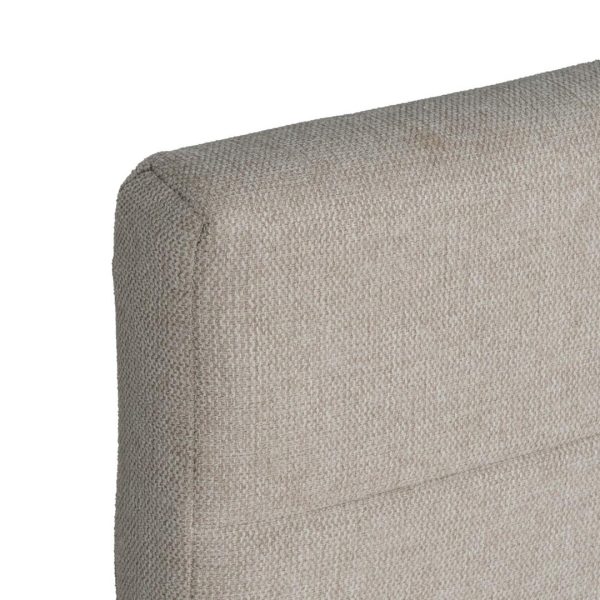 CABECERO BEIGE TEJIDO DORMITORIO 190 X 8 X 100 CM