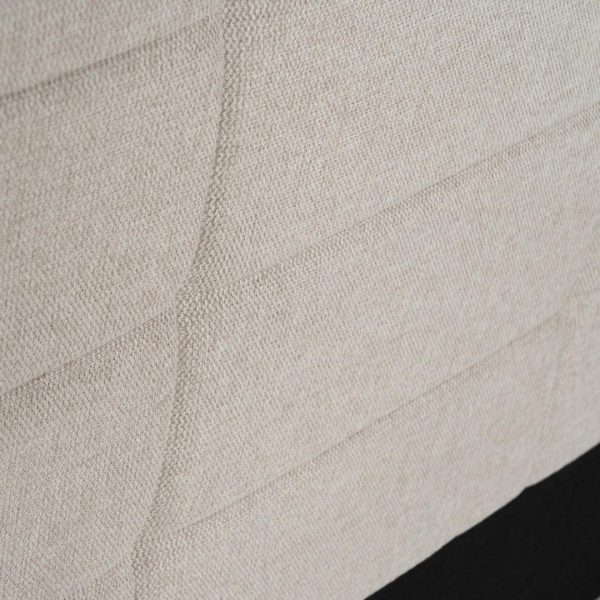 CABECERO BEIGE TEJIDO DORMITORIO 190 X 8 X 100 CM