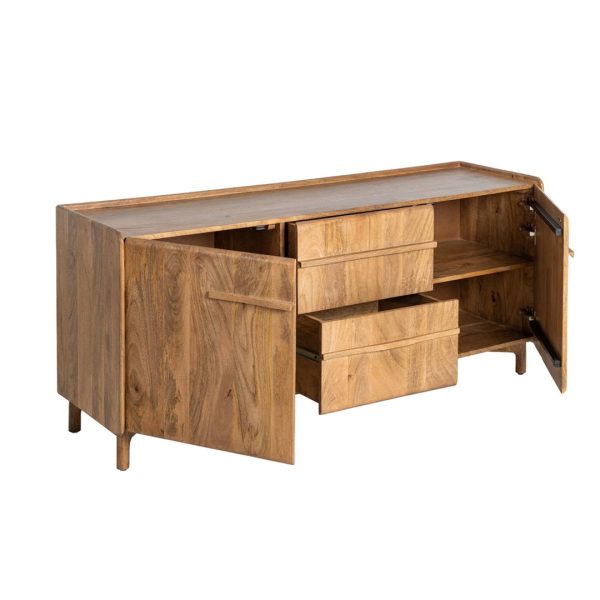 APARADOR NATURAL MADERA DE MANGO 160 X 45 X 70 CM