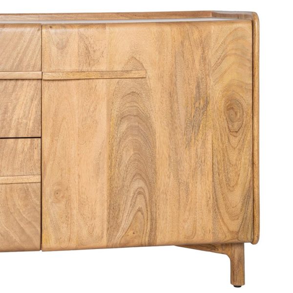 APARADOR NATURAL MADERA DE MANGO 160 X 45 X 70 CM