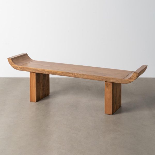 BANCO NATURAL MADERA DE MANGO 160 X 35 X 49 CM