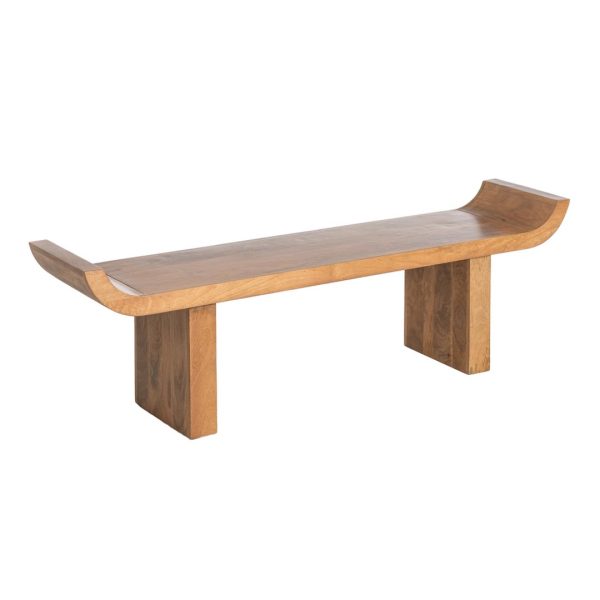 BANCO NATURAL MADERA DE MANGO 160 X 35 X 49 CM