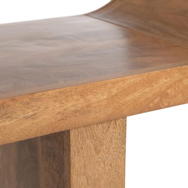 BANCO NATURAL MADERA DE MANGO 160 X 35 X 49 CM