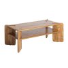 MESA CENTRO NATURAL MADERA DE MANGO 121 X 61 X 45 CM