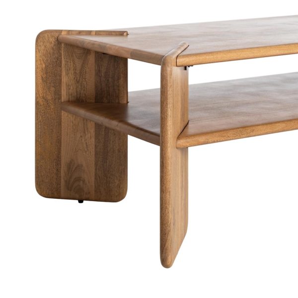 MESA CENTRO NATURAL MADERA DE MANGO 121 X 61 X 45 CM