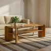 MESA CENTRO NATURAL MADERA DE MANGO 121 X 61 X 45 CM
