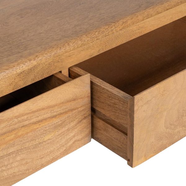 MUEBLE TV NATURAL MADERA DE MANGO 160 X 40 X 40 CM