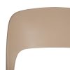 SILLA BEIGE POLIPROPILENO 43 X 43 X 83,20 CM