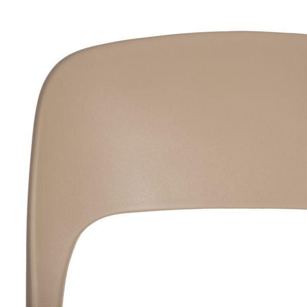 SILLA BEIGE POLIPROPILENO 43 X 43 X 83,20 CM