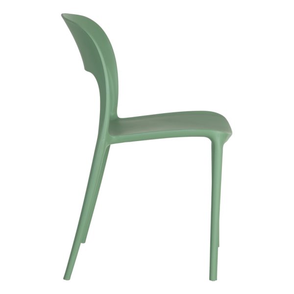 SILLA VERDE MENTA POLIPROPILENO 43 X 43 X 83,20 CM