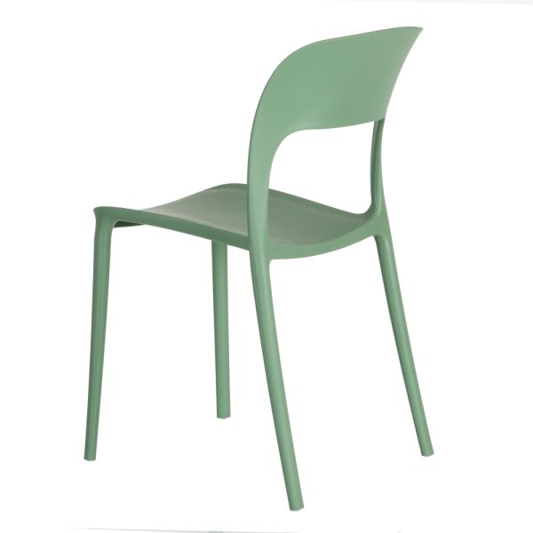 SILLA VERDE MENTA POLIPROPILENO 43 X 43 X 83,20 CM