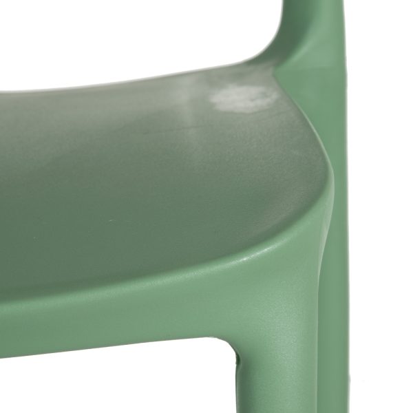 SILLA VERDE MENTA POLIPROPILENO 43 X 43 X 83,20 CM
