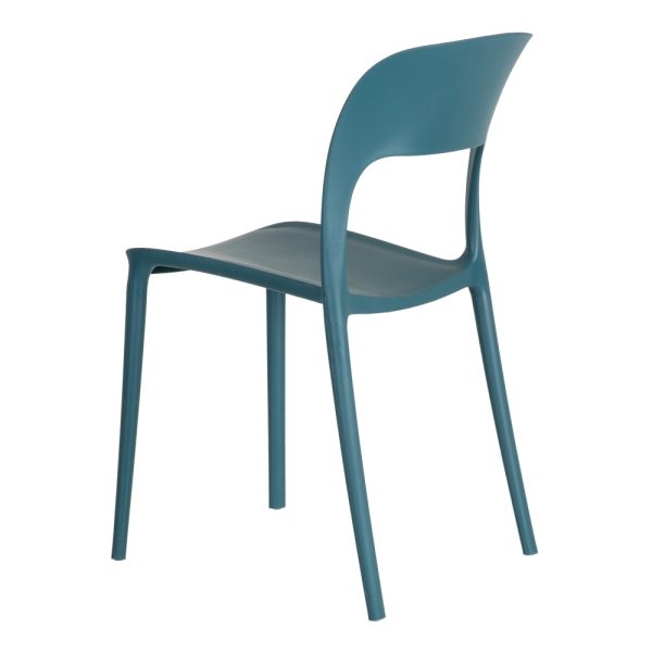 SILLA AZUL POLIPROPILENO 43 X 43 X 83,20 CM