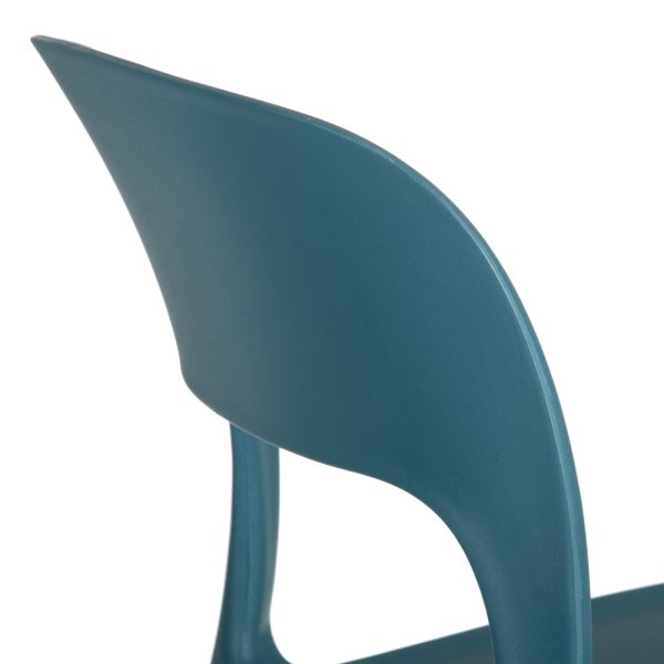 SILLA AZUL POLIPROPILENO 43 X 43 X 83,20 CM