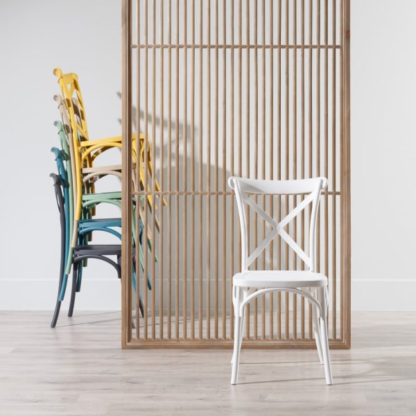 152656-001 SILLA AMARILLO POLIPROPILENO 48,50 X 43 X 91 CM