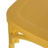 152656-06 SILLA AMARILLO POLIPROPILENO 48,50 X 43 X 91 CM
