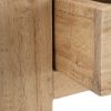 MESITA NATURAL MADERA MINDI DORMITORIO 50 X 32 X 72 CM