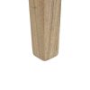 MESITA NATURAL MADERA MINDI DORMITORIO 50 X 32 X 72 CM