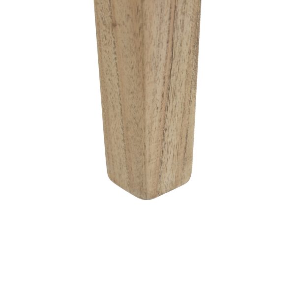 MESITA NATURAL MADERA MINDI DORMITORIO 50 X 32 X 72 CM