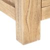 MESITA NATURAL MADERA MINDI DORMITORIO 45 X 35 X 50 CM