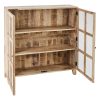 VITRINA BLANCO ROZADO MADERA DE MANGO 120 X 35,50 X 122,50 CM