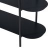 ESTANTERÍA NEGRO ACERO 90 X 28 X 70,30 CM