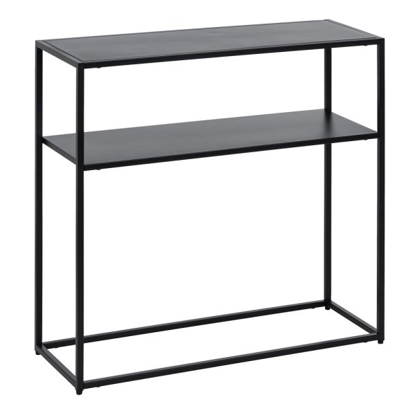 ESTANTERÍA NEGRO ACERO 80 X 30 X 81 CM