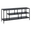 ESTANTERÍA NEGRO ACERO 120 X 32 X 55 CM