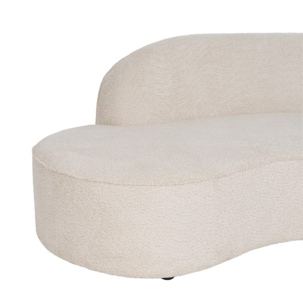 SOFÁ 2 PIEZAS BEIGE TEJIDO SALÓN 300 X 107 X 75 CM