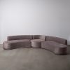 SOFÁ 3 PIEZAS GRIS TEJIDO SALÓN 405 X 112 X 70 CM