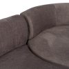 SOFÁ 3 PIEZAS GRIS TEJIDO SALÓN 405 X 112 X 70 CM