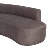 SOFÁ 3 PIEZAS GRIS TEJIDO SALÓN 405 X 112 X 70 CM