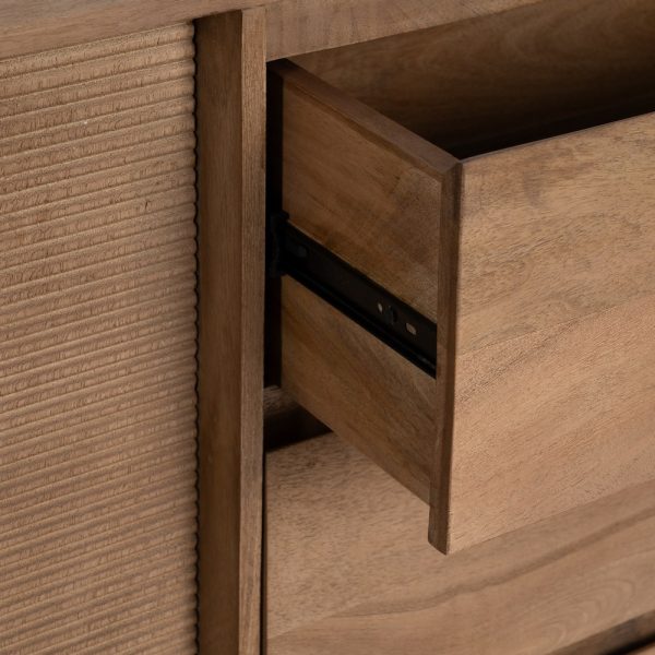 APARADOR NATURAL MADERA DE MANGO SALÓN 180 X 40 X 91 CM