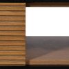 612165-09 MESA CENTRO NEGRO-NATURAL DM-MADERA 124 X 60 X 43,50 CM
