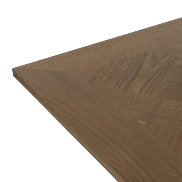 MESA EXTENSIBLE NATURAL-NEGRO DM-METAL 160 X 90 X 77 CM