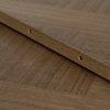 MESA EXTENSIBLE NATURAL-NEGRO DM-METAL 160 X 90 X 77 CM