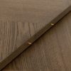 MESA EXTENSIBLE NATURAL-NEGRO DM-METAL 160 X 90 X 77 CM