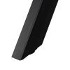 MESA EXTENSIBLE NATURAL-NEGRO DM-METAL 160 X 90 X 77 CM