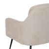 SILLÓN BEIGE TEJIDO-METAL 69 X 73 X 79 CM