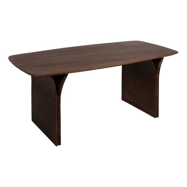 MESA COMEDOR MARRÓN MADERA DE ACACIA 180 X 90 X 76 CM