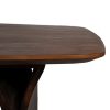 MESA COMEDOR MARRÓN MADERA DE ACACIA 180 X 90 X 76 CM