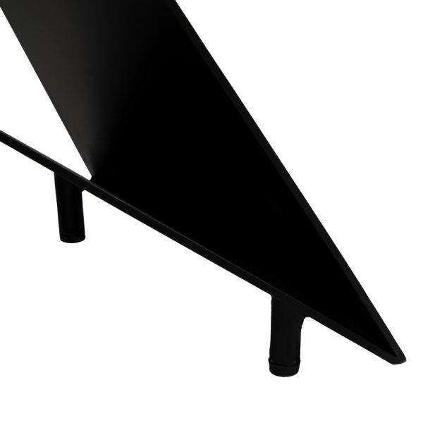 MESA CENTRO MADERA-METAL SALÓN 110 X 60 X 41 CM