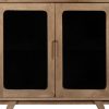 MUEBLE AUXILIAR NATURAL MADERA DE MANGO 81 X 41 X 83 CM