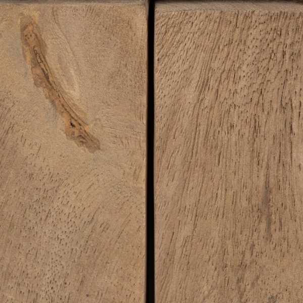 MUEBLE AUXILIAR NATURAL MADERA DE MANGO 81 X 41 X 83 CM
