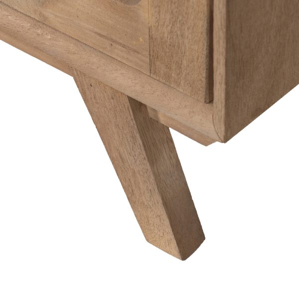 MUEBLE AUXILIAR NATURAL MADERA DE MANGO 81 X 41 X 83 CM