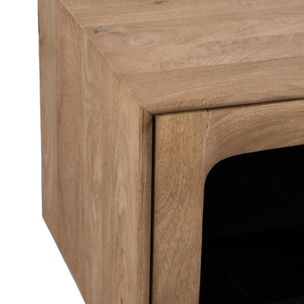MUEBLE TV NATURAL MADERA DE MANGO SALÓN 180 X 40,50 X 48 CM