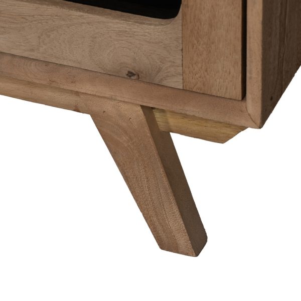MUEBLE TV NATURAL MADERA DE MANGO SALÓN 180 X 40,50 X 48 CM