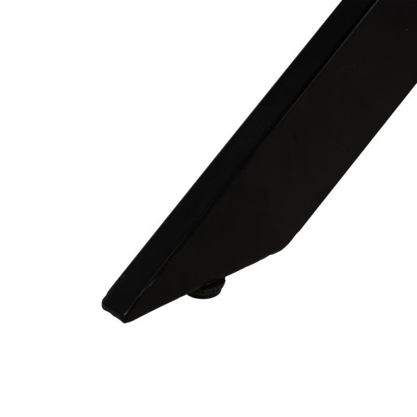 MESA COMEDOR NATURAL-NEGRO DM-METAL 178 X 80 X 77 CM